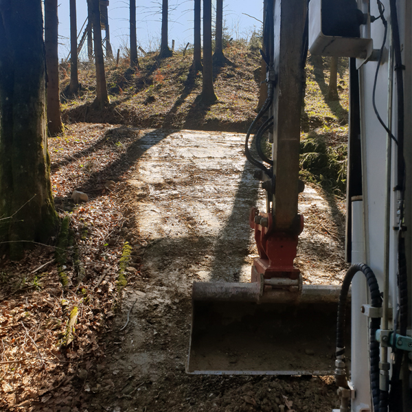 Forstweg Forstwegbau Wegebau Firma Viehauser